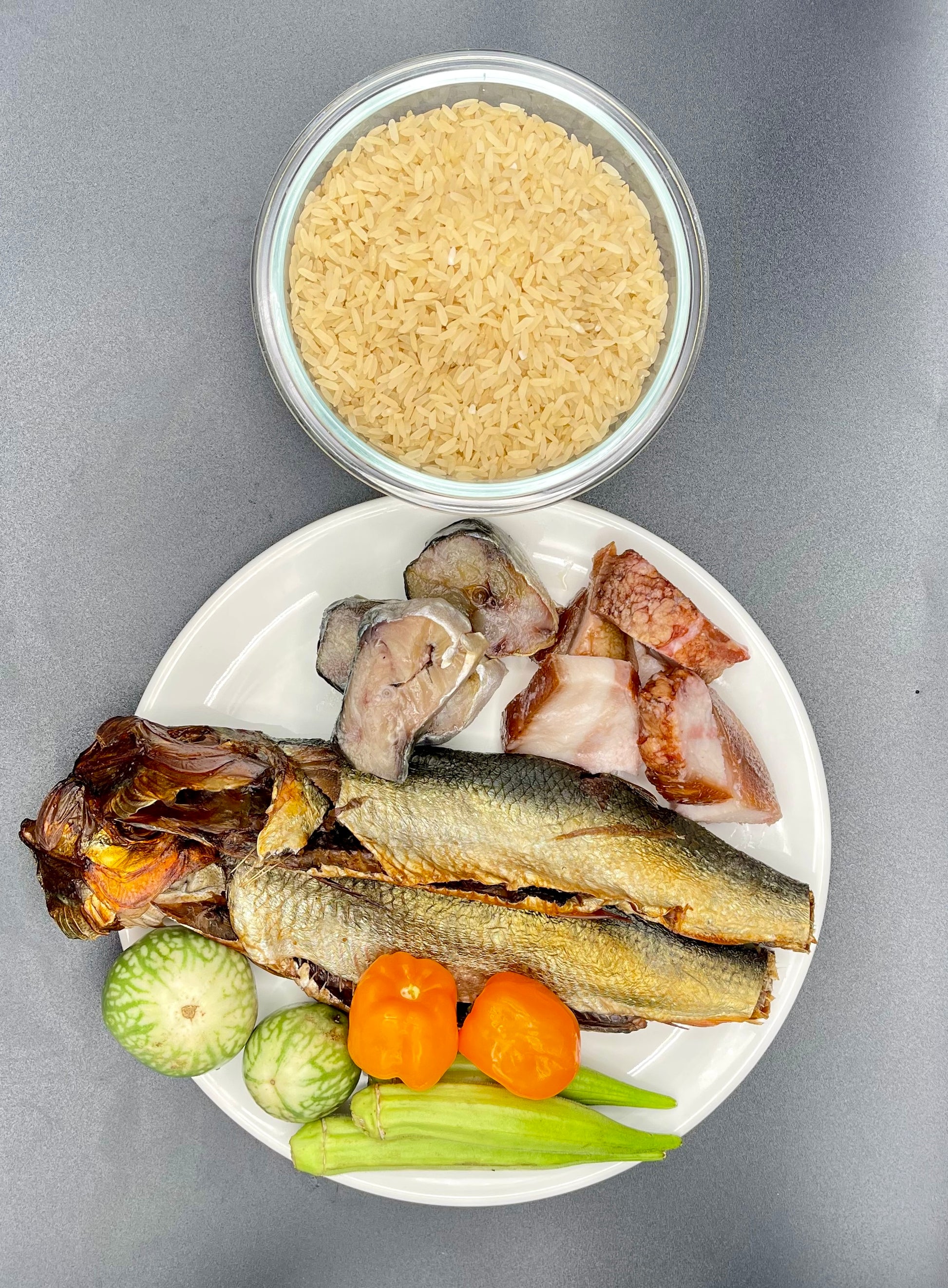 Liberian Dry Rice and Fish - African Lantern