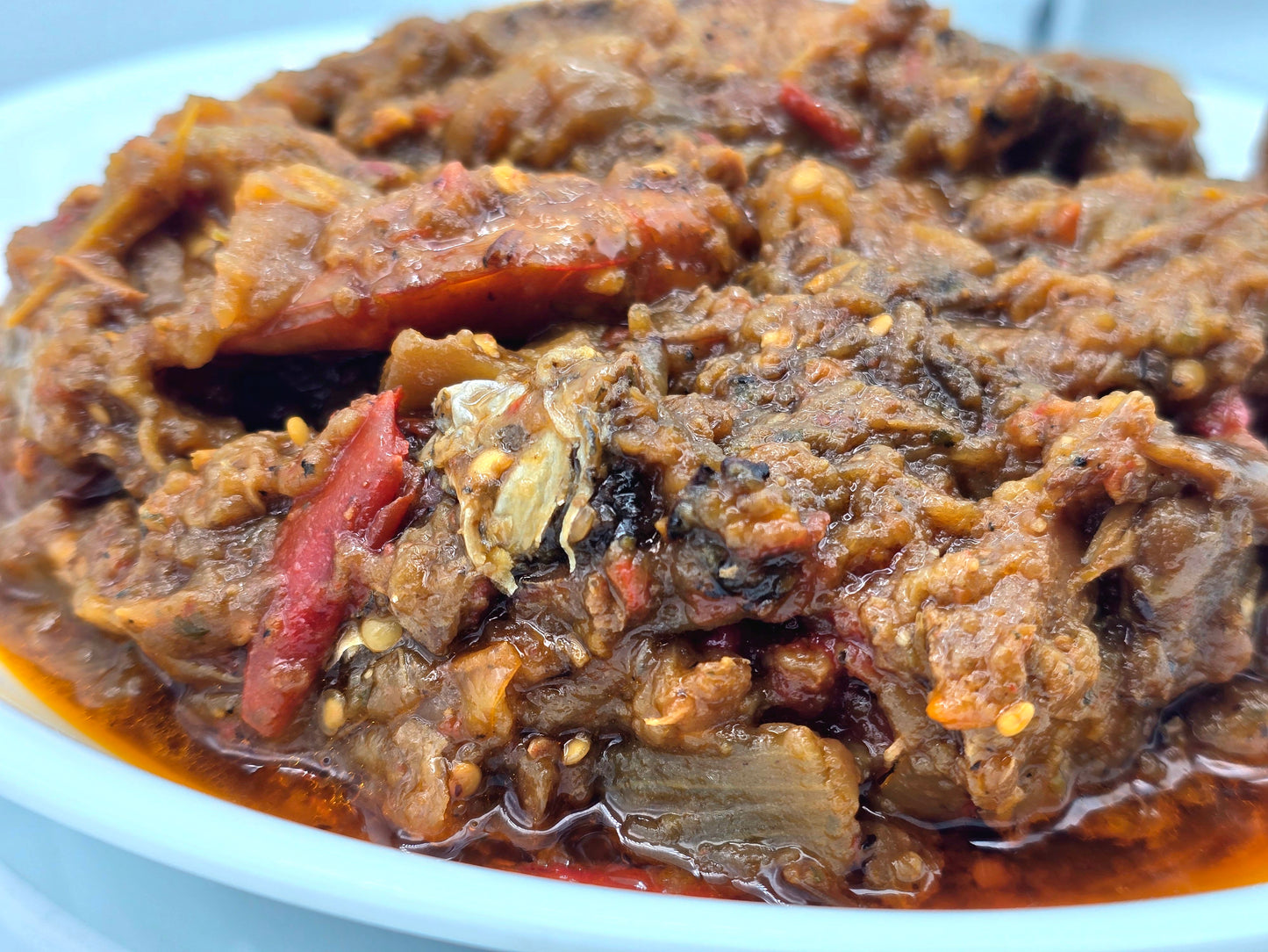 Fried Eggplant - African Lantern
