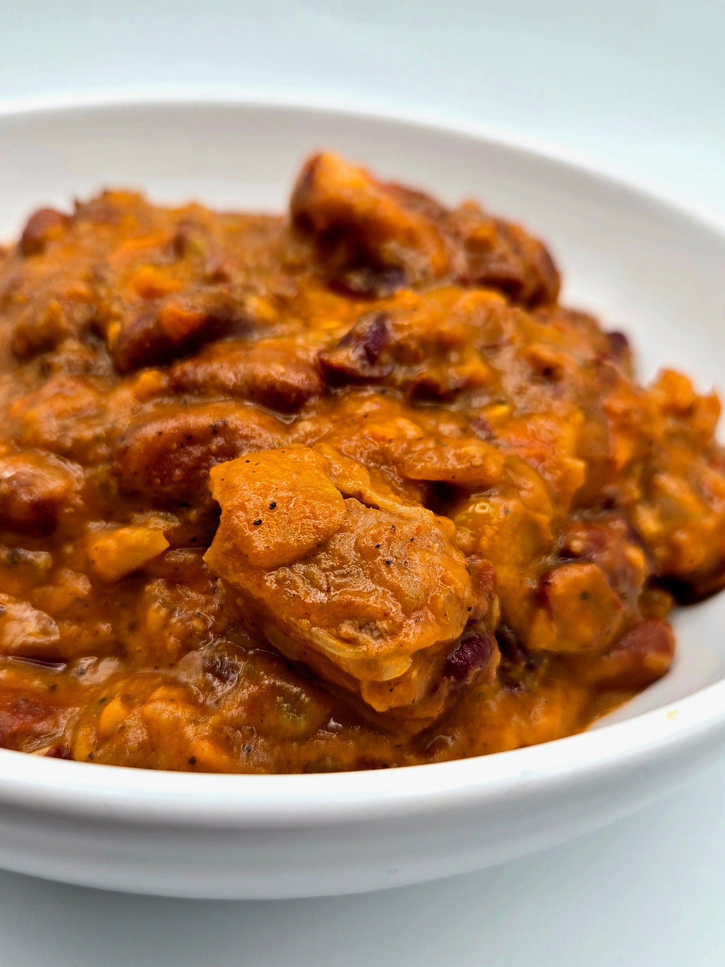 Fried Kidney Beans with Chicken (Spicy)