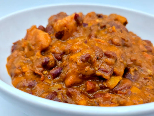 Fried Kidney Beans with Chicken (Spicy)