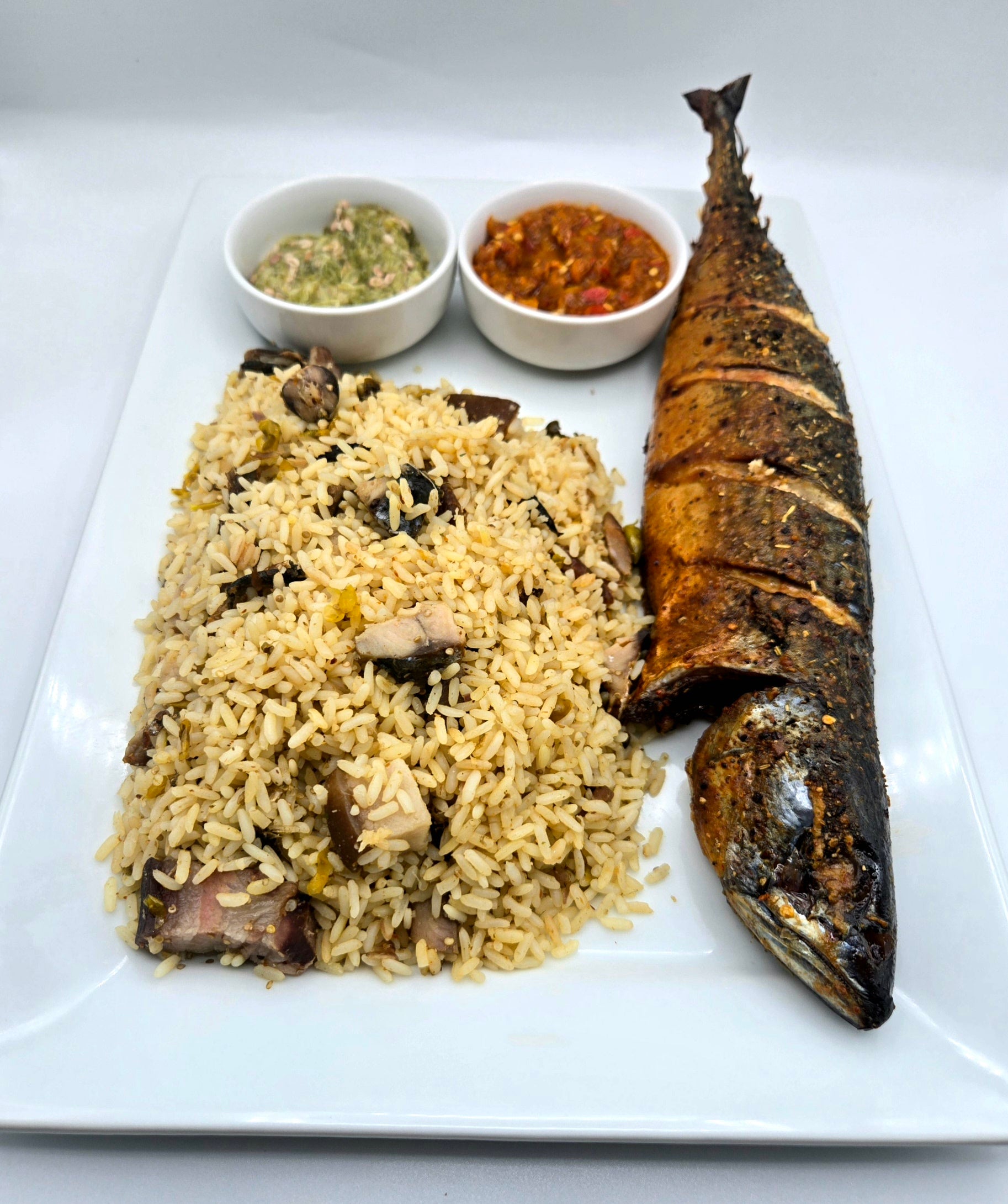 Liberian Dry Rice and Fish - African Lantern