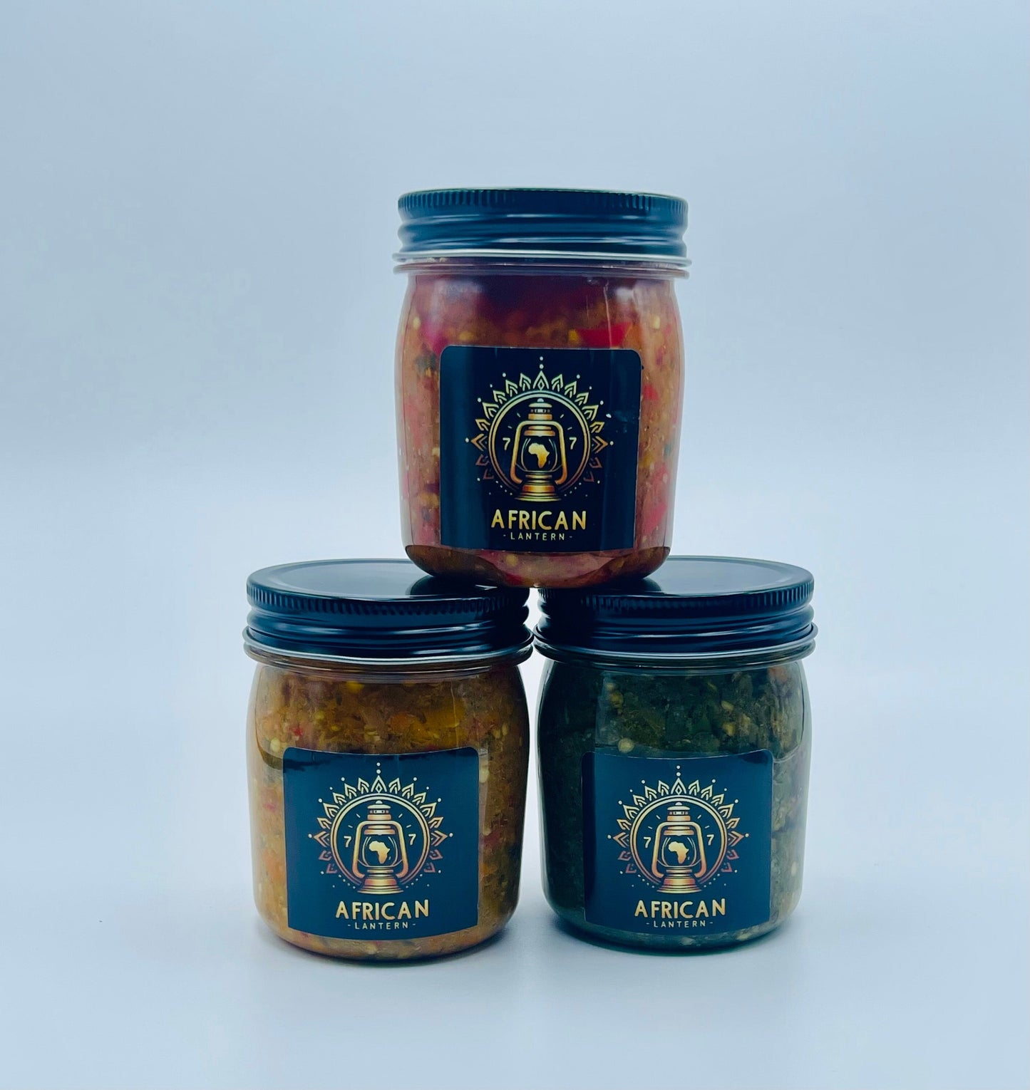 Liberian Fried Pepper Sauce - Set of 3