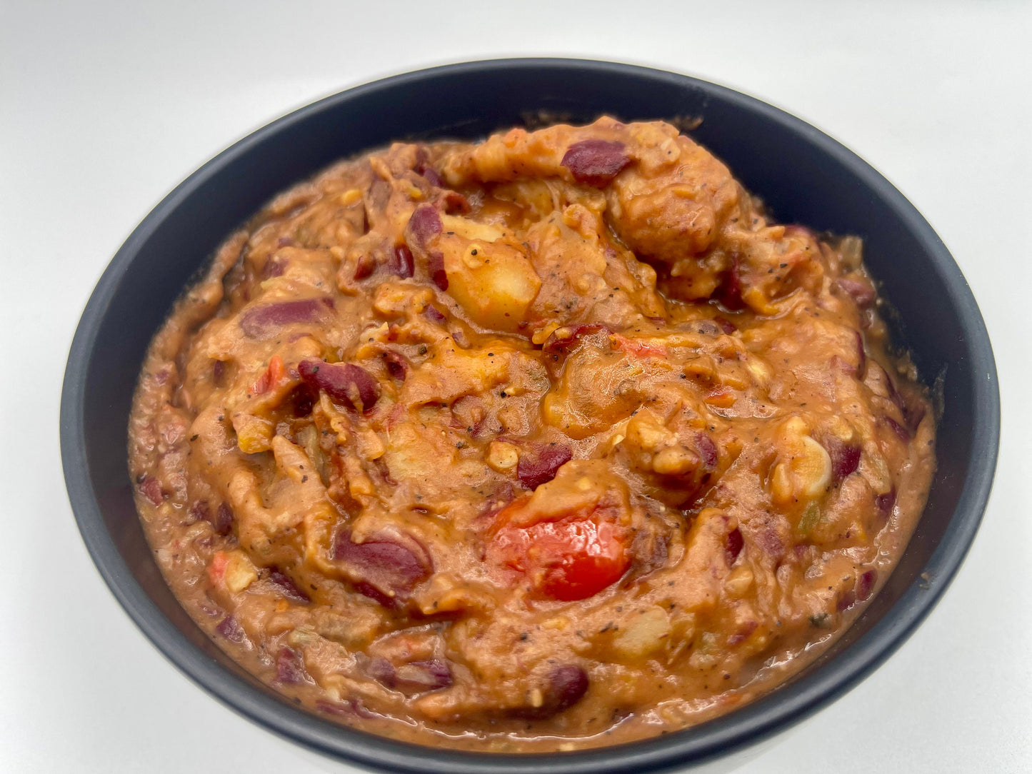 Fried Kidney Beans with Chicken