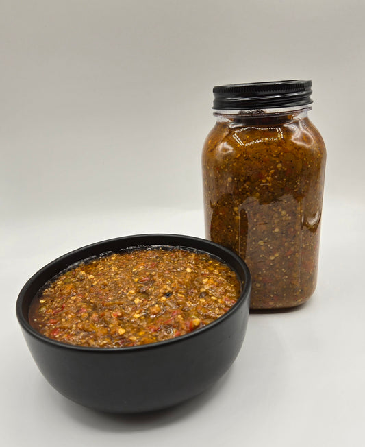 Liberian Fried Pepper Sauce | 32oz jar